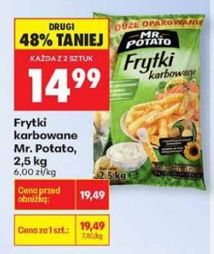 Frytki karbowane Mr. Potato 2,5 kg