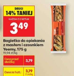 Bagietka do opiekania z masłem i czosnkiem Yeemy, 175 g