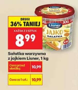 Sałatka warzywna z jajkiem Lisner, 1 kg