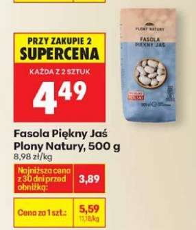 Fasola Piękny Jas Plony Natury 500 g