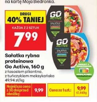 Sałatka rybna proteinowa Go Active, 160 g