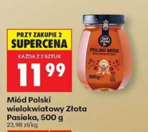Miód Polski wielokwiatowy Złota Pasieka 500 g
