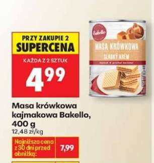 Masa krówkowa kajmakowa Bakello, 400 g