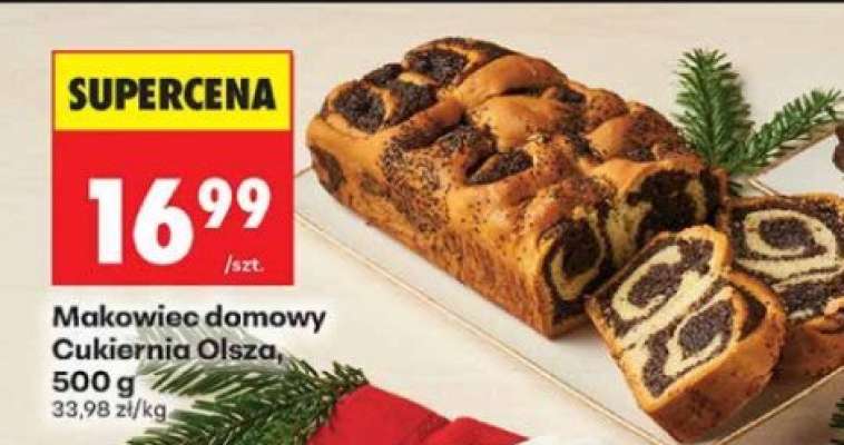 Makowiec domowy Cukiernia Olsza, 500 g