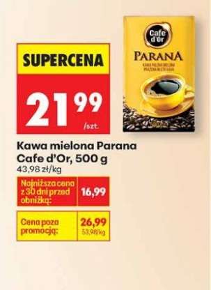 Kawa mielona Parana Cafe d'Or, 500 g