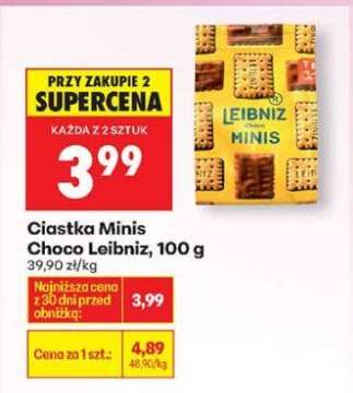 Ciastka Minis Choco Leibniz, 100 g