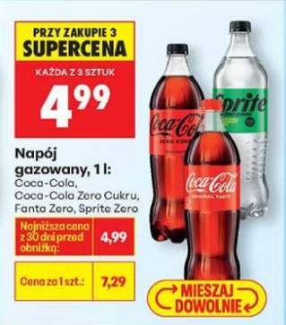 Napój gazowany, 1 l