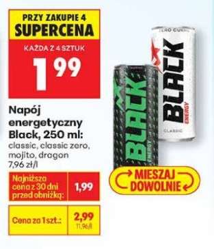 Napój energetyczny Black, 250 ml