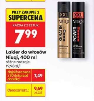 Lakier do włosów NIUQI, 400 ml