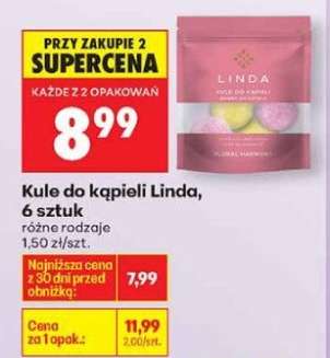 Kule do kąpieli Linda, 6 sztuk