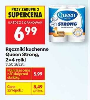 Ręczniki kuchenne Queen Strong , 2-4 rolki