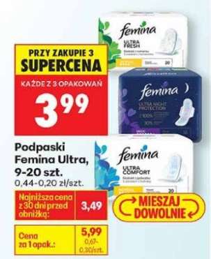 Podpaski Femina Ultra, 9-20 szt.