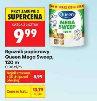 Ręcznik papierowy Queen Mega Sweep, 120 m
