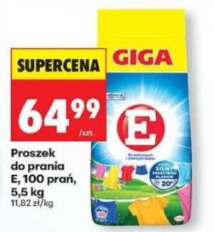 Proszek do prania E, 100 prań, 5,5 kg
