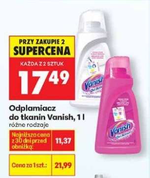 Odplamiacz do tkanin Vanish, 1 l