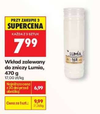 Wkład zalewany do zniczy Lumia, 470 g