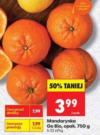 Mandarynka Go Bio, opak. 750 g