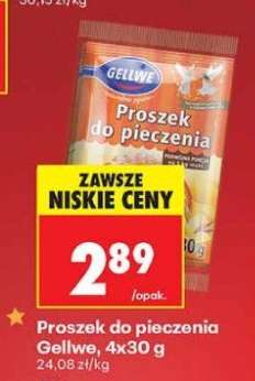 Proszek do pieczenia Gellwe, 4x30 g