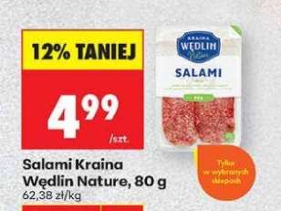 Salami Kraina Wędlin Nature, 80 g