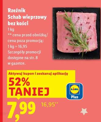 RZEŹNIK Schab wieprzowy bez kości