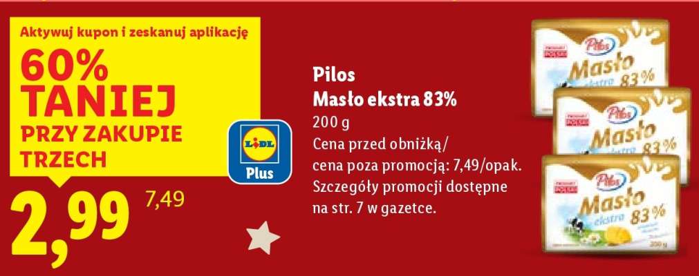 PILOS Masło ekstra 83%