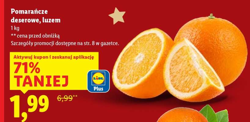 Pomarańcze deserowe, luzem