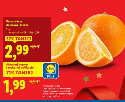 Pomarańcze deserowe, luzem