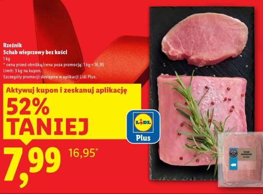 Reźnik Schab wieprzowy bez kości