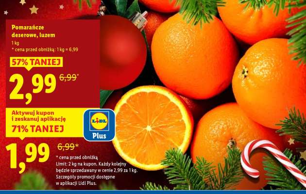 Pomarańcze deserowe, luzem