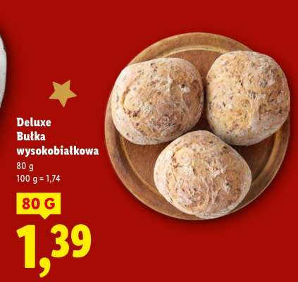 Deluxe Bułka wysokobiałkowa