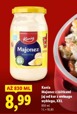 Kania Majonez z żółtkami jaj od kur z wolnego wybiegu, XXL