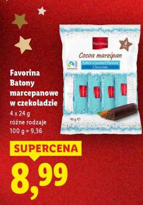 Favorina Batony marcepanowe w czekoladzie