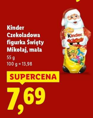Kinder Czekoladowa figurka Święty Mikołaj mała