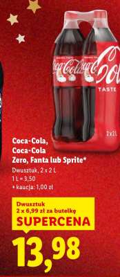 Coca-Cola, Coca-Cola Zero, Fanta lub Sprite*