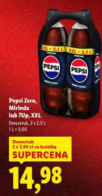 Pepsi Zero, Mirinda lub 7Up, XXL