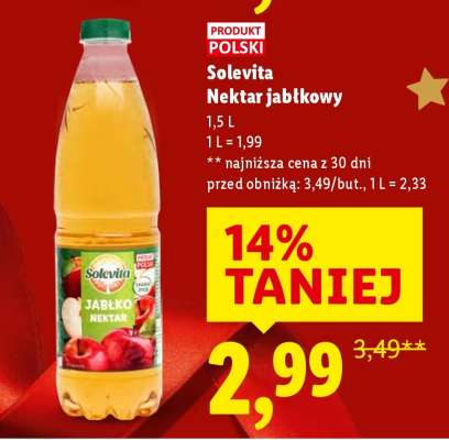 SOLEVITA Nektar jabłkowy