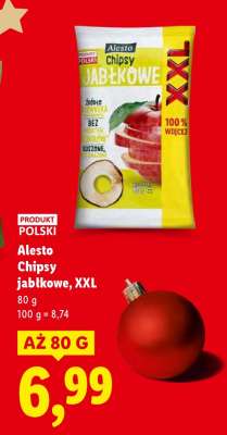 ALESTO Chipsy jabłkowe, XXL