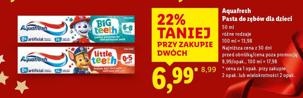 AQUAFRESH Pasta do zębów dla dzieci