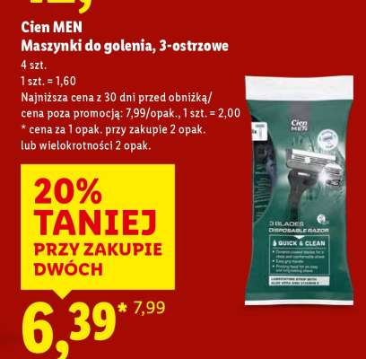 CIEN MEN Maszynki do golenia, 3-ostrzowe
