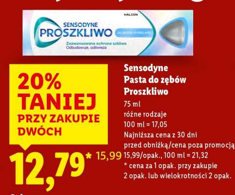 SENSODYNE Pasta do zębów Proszkliwo