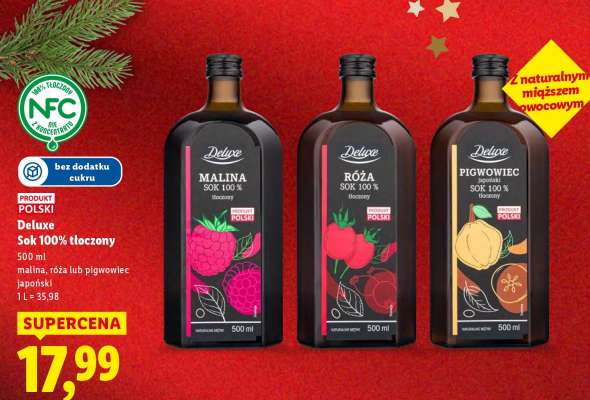 Deluxe Sok 100% tłoczony