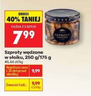 Szproty wędzone w słoiku, 250 g/175 g