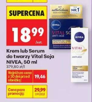 Krem lub Serum do twarzy Vital Soja NIVEA, 50 ml