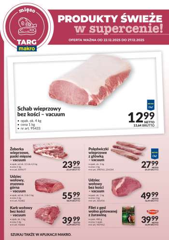 Gazetka Makro - 22.12.2025 - 27.12.2025.