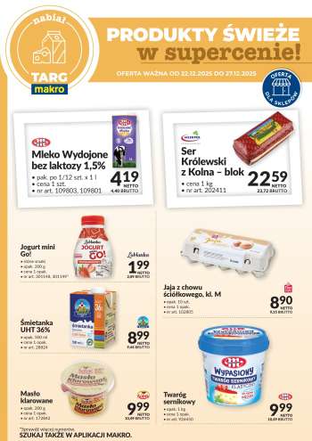 Gazetka Makro - 22.12.2025 - 27.12.2025.