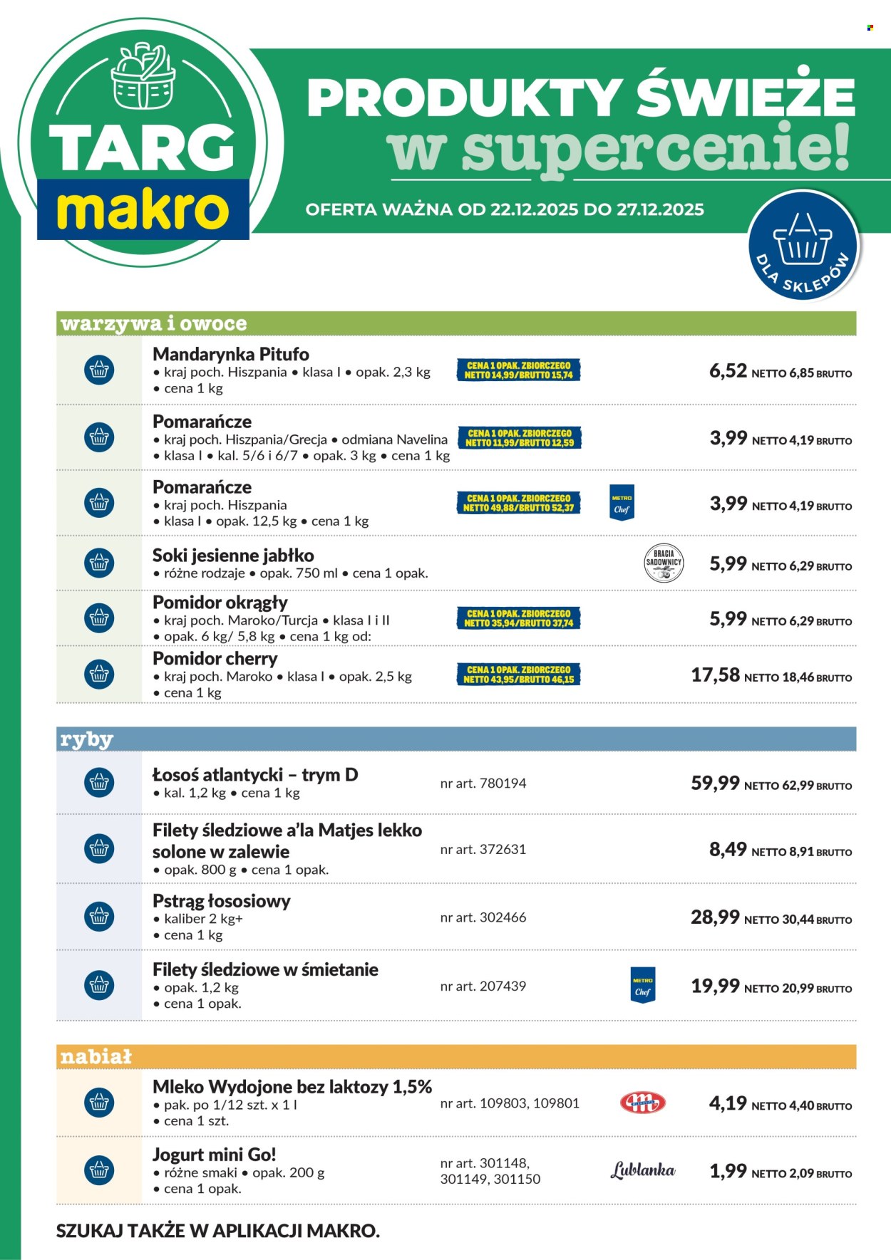 Gazetka Makro - 22.12.2025 - 27.12.2025. Strona 6