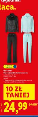 Bluza lub spodnie damskie z weluru