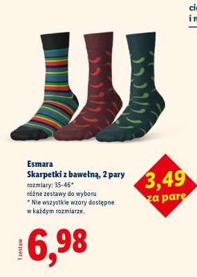 Esmara Skarpetki z bawełną, 2 pary