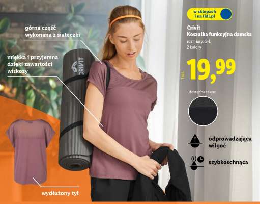 Crivit Koszulka funkcyjna damska