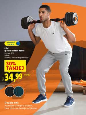 Crivit Spodnie dresowe męskie